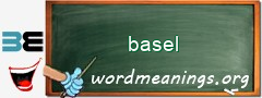 WordMeaning blackboard for basel